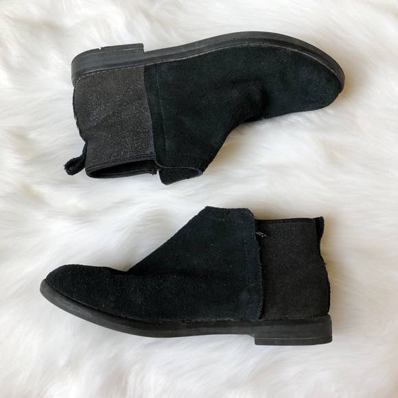 Toms Shoes - Toms Deia Suede Glitter Ankle Booties // YOUTH 5